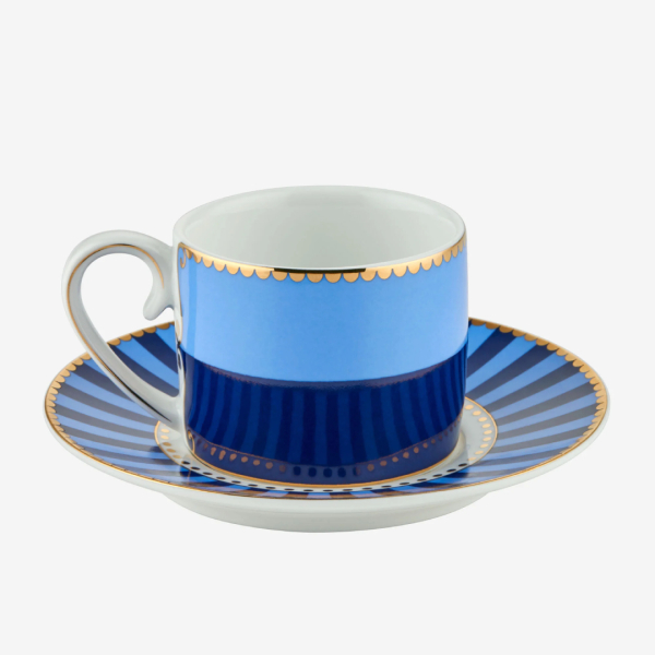 Pip Studio Love Brids Mavi Kahve Fincanı 90 ml - 4