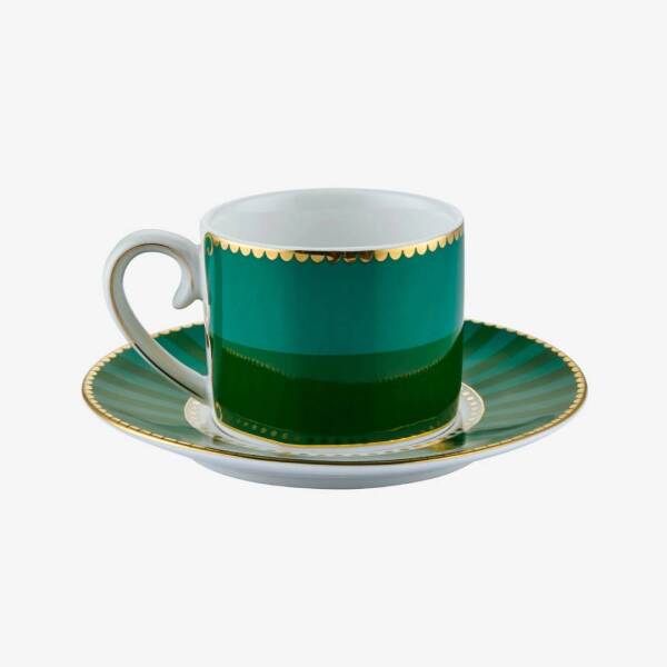 Pip Studio Love Brids Yeşil Kahve Fincanı 90 ml - 3