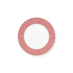 Pip Studio Royal Çizgili Tabak 21 cm Pembe - 2