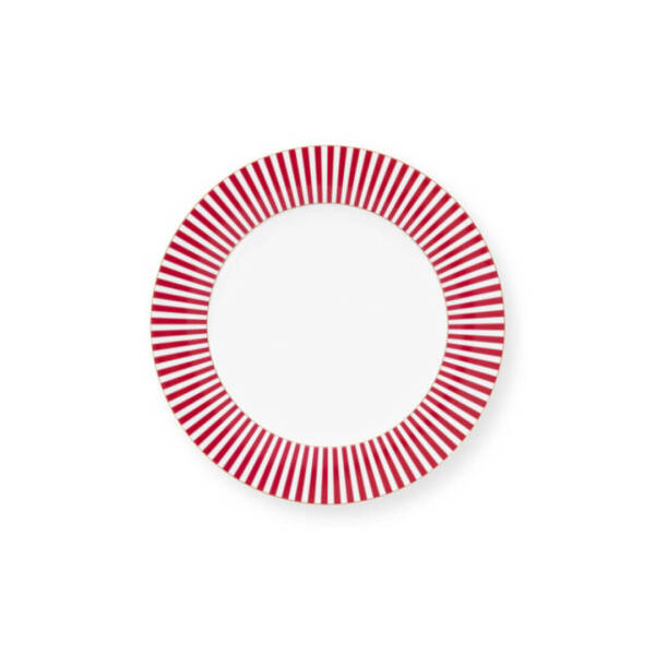 Pip Studio Royal Çizgili Tabak 26,5 cm Pembe - 2
