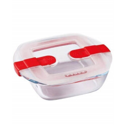 Pyrex 210PH00/7146 Dikdörtgen Saklama Kabı Mikrodalga 0,35 L - 1