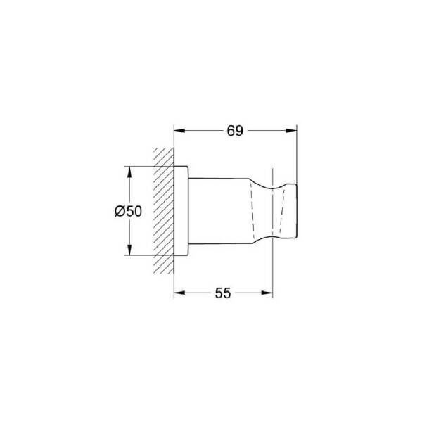 Grohe Rainshower El Duşu Askısı 27074GN0 - 3