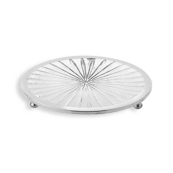 Select İstanbul Rng Çizgili Yuv Top Ayaklı Cam Servis 25 cm - 1
