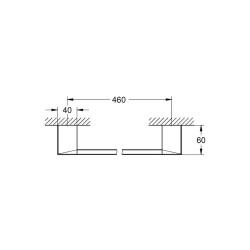 Grohe Selection Cube Havluluk 40767000 - 2