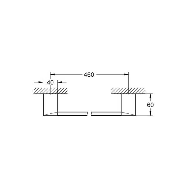 Grohe Selection Cube Havluluk 40767000 - 2