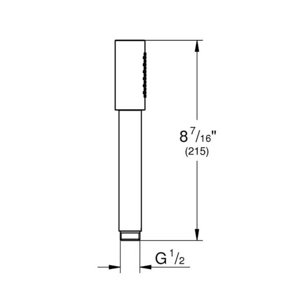 Grohe Rainshower Aqua Stick El Duşu 1 Akışlı 26465GN0 - 2