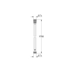 Grohe Silverflex Twiststop Duş Hortumu 175 Cm 28388A00 - 4