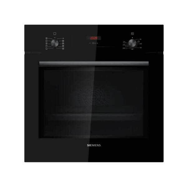 Siemens HB012FBB1T iQ100 Ankastre Fırın Siyah 60 x 60 cm - 1