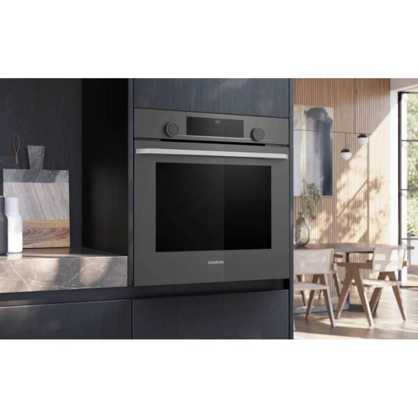 Siemens HU736AEN0T iQ300 Buhar Destekli Ankastre Fırın 60 x 60 cm - 5