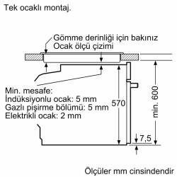Siemens HU736AEN0T iQ300 Buhar Destekli Ankastre Fırın 60 x 60 cm - 9