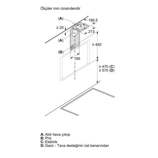 Siemens LC66KPJ70T iQ300 Duvar Tipi Davlumbaz Gri 60 cm - 9