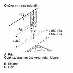 Siemens LC67BBK20T iQ300 Duvar Tipi Davlumbaz Beyaz 60 Cm - 7