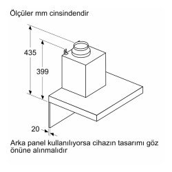 Siemens LC67BBK20T iQ300 Duvar Tipi Davlumbaz Beyaz 60 Cm - 9