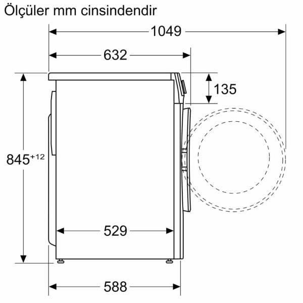 Siemens WG44A2ZRTR iQ300 Çamaşır Makinesi 9 kg 1400 Devir - 8