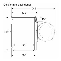 Siemens WG52A2F0TR iQ500 10 Kg 1200 Devir Çamaşır Makinesi - 5