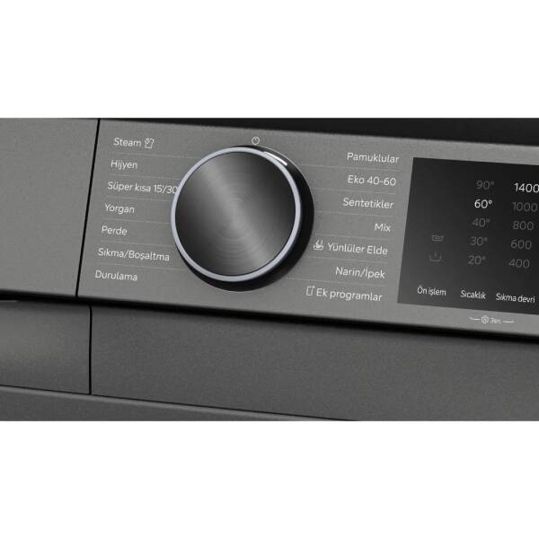 Siemens WG64K2ZRTR iQ500 11 Kg 1400 Devir Çamaşır Makinesi Antrasit - 3