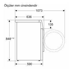 Siemens WN54A2X1TR iQ300 10/6 Kg 1400 Devir Kurutmalı Çamaşır Makinesi - 9