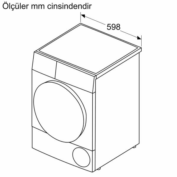 Siemens WQ45B2AXTR iQ700 Isı Pompalı Kurutma Makinesi 9 Kg Gümüş - 6