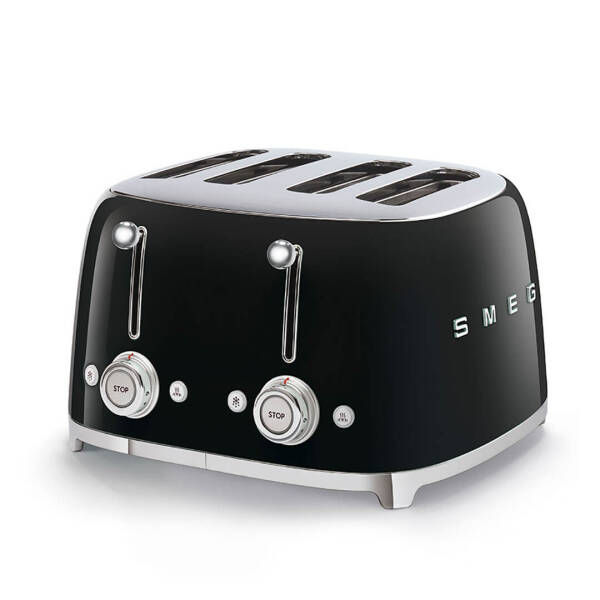 Smeg 4x1 Ekmek Kızartma Makinesi Siyah TSF03BLEU - 3