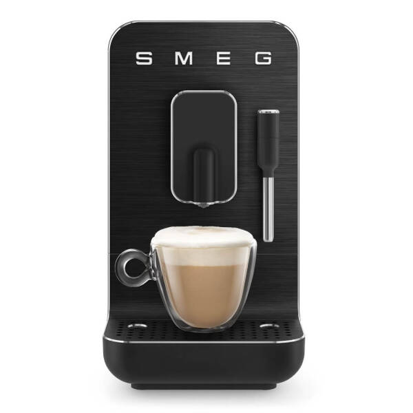 Smeg 50'S Style Espresso Otomatik Kahve Makinesi Ful Mat Siyah BCC02FBMEU - 5