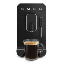 Smeg 50'S Style Espresso Otomatik Kahve Makinesi Ful Mat Siyah BCC02FBMEU - 9