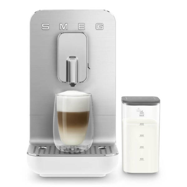 Smeg 50'S Style Espresso Otomatik Kahve Makinesi Mat Beyaz BCC13WHMEU - 5