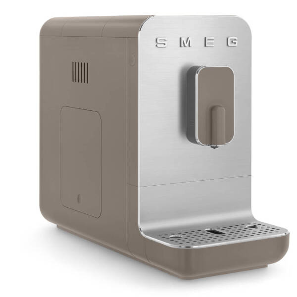 Smeg 50'S Style Espresso Otomatik Kahve Makinesi Mat Boz Kahverengi BCC01TPMEU - 3