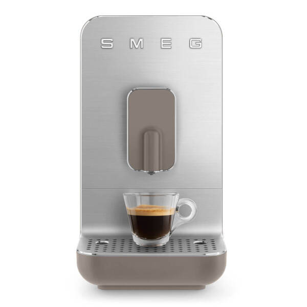 Smeg 50'S Style Espresso Otomatik Kahve Makinesi Mat Boz Kahverengi BCC01TPMEU - 5