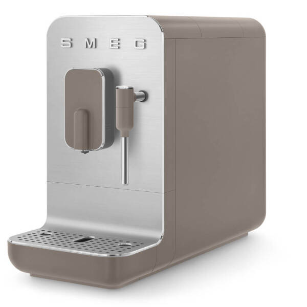 Smeg 50'S Style Espresso Otomatik Kahve Makinesi Mat Boz Kahverengi BCC02TPMEU - 4