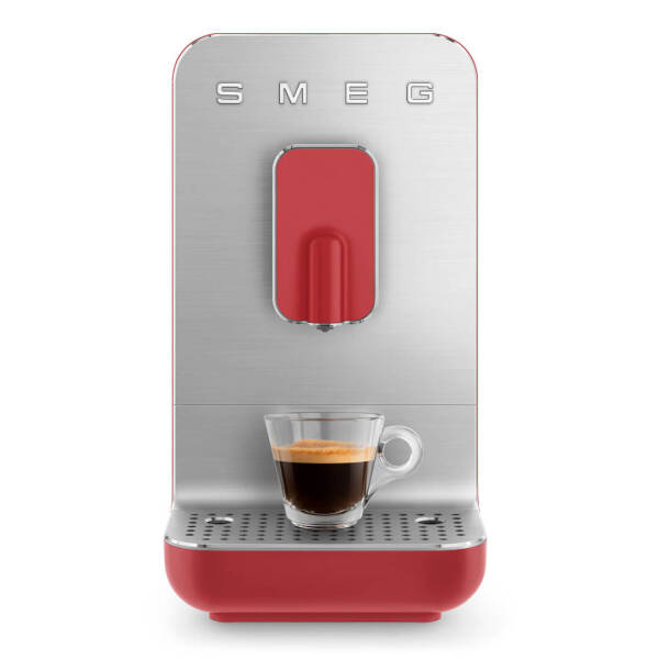 Smeg 50'S Style Espresso Otomatik Kahve Makinesi Mat Kırmızı BCC01RDMEU - 5
