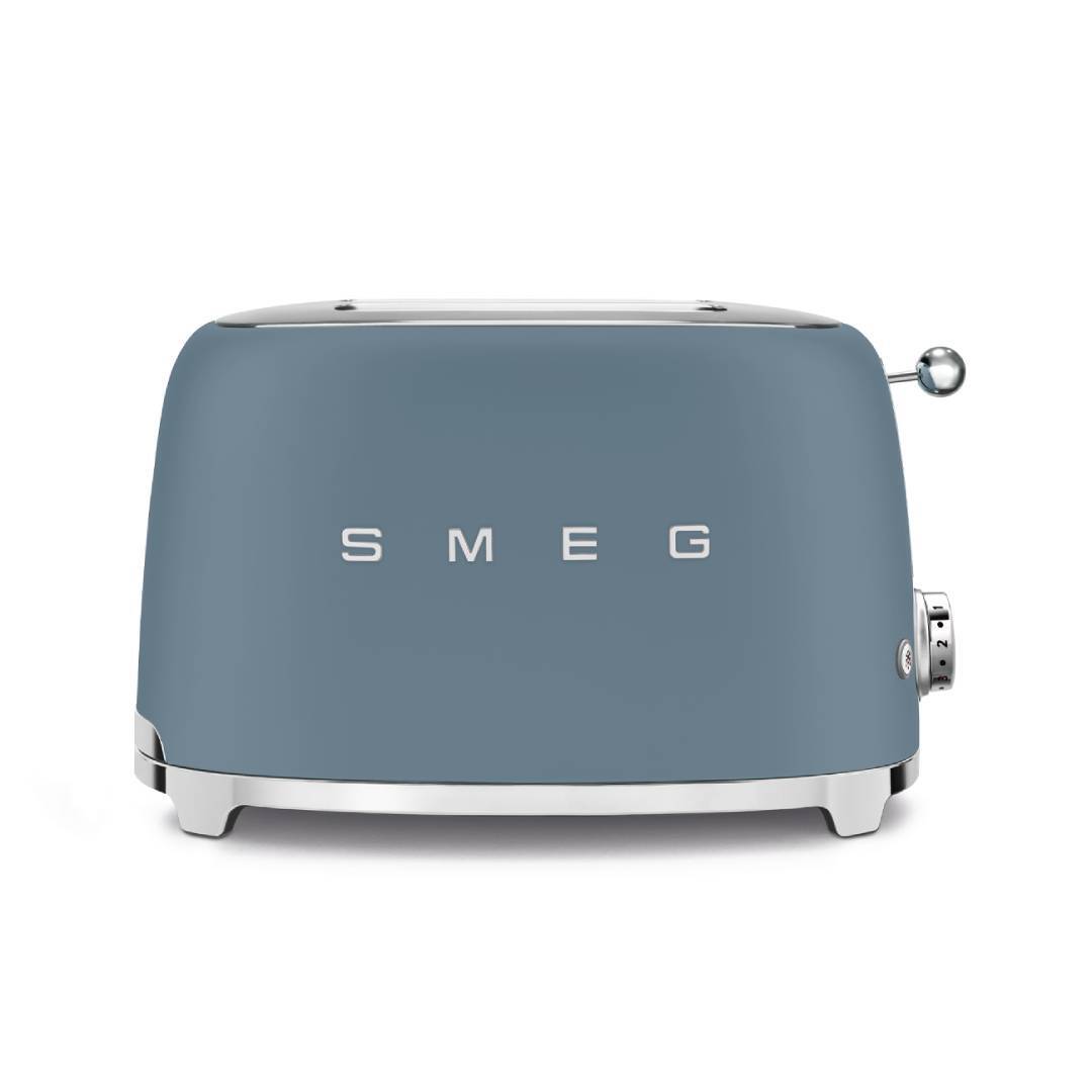  Smeg Ekmek Kızartma Makinesi 2x1 Tsf01sbmeu Fırtına Mavisi
