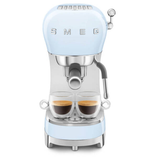 Smeg Espresso Kahve Makinesi Pastel Mavi ECF02PBEU - 5