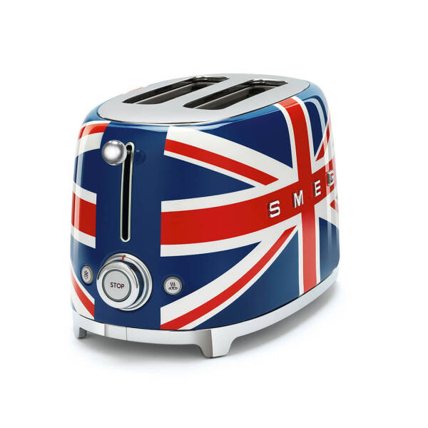 Smeg İngiliz Bayrak 2x1 Ekmek Kızartma Makinesi TSF01UJEU - 2