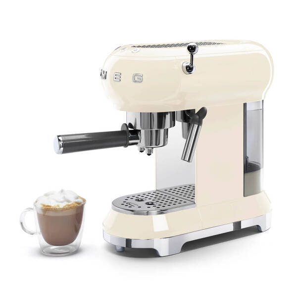 Smeg Krem Espresso Kahve Makinesi ECF01CREU - 3