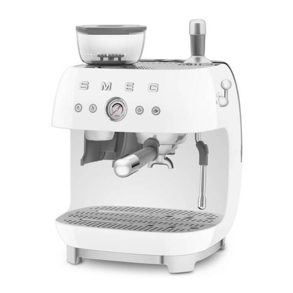 Smeg Öğütücülü Espresso Kahve Makinesi Beyaz EGF03WHEU - 4