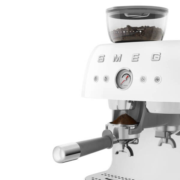 Smeg Öğütücülü Espresso Kahve Makinesi Beyaz EGF03WHEU - 6