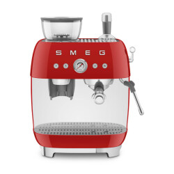 Smeg Öğütücülü Espresso Kahve Makinesi Kırmızı EGF03RDEU - 1
