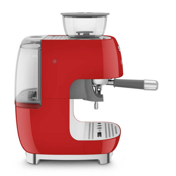 Smeg Öğütücülü Espresso Kahve Makinesi Kırmızı EGF03RDEU - 3