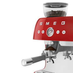 Smeg Öğütücülü Espresso Kahve Makinesi Kırmızı EGF03RDEU - 6