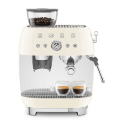 Smeg Öğütücülü Espresso Kahve Makinesi Krem EGF03CREU - 8