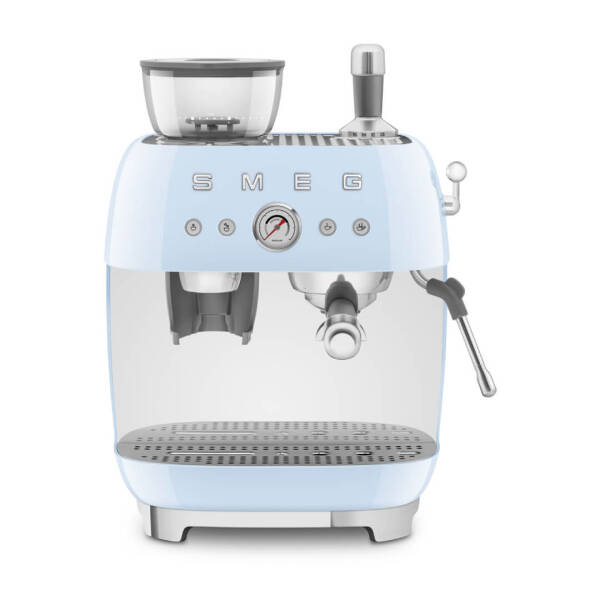 Smeg Öğütücülü Espresso Kahve Makinesi Pastel Mavi EGF03PBEU - 1