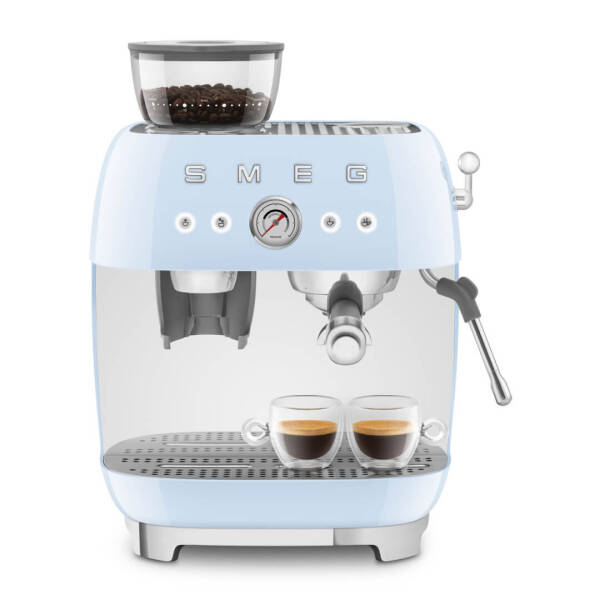 Smeg Öğütücülü Espresso Kahve Makinesi Pastel Mavi EGF03PBEU - 8