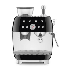 Smeg Öğütücülü Espresso Kahve Makinesi Siyah EGF03BLEU - 1