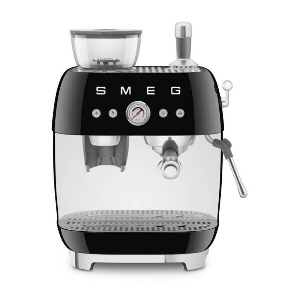 Smeg Öğütücülü Espresso Kahve Makinesi Siyah EGF03BLEU - 1
