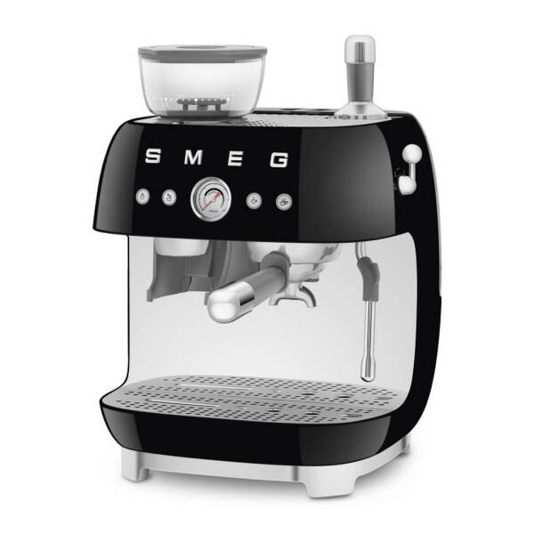 Smeg Öğütücülü Espresso Kahve Makinesi Siyah EGF03BLEU - 4