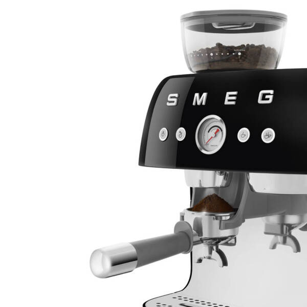 Smeg Öğütücülü Espresso Kahve Makinesi Siyah EGF03BLEU - 6