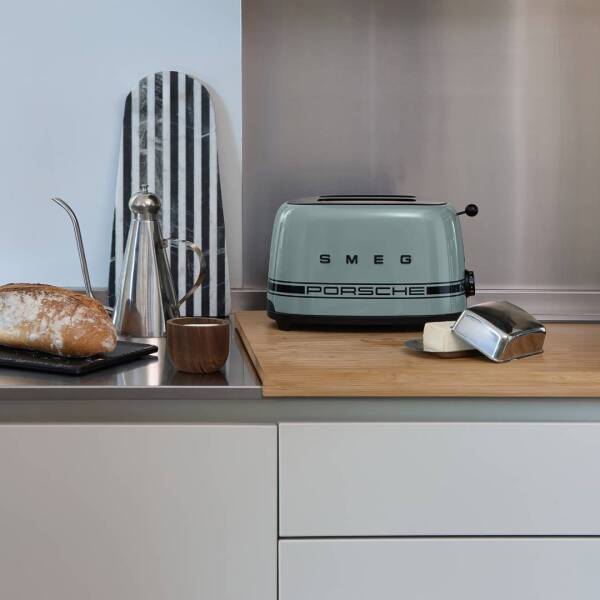 Smeg TSF01PSGEU Porsche x Smeg 2x1 Dilim Ekmek Kızartma Shade Green - 5