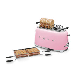 Smeg Ekmek Kızartma Makinesi 2x4 TSF02PKEU Pembe - 2