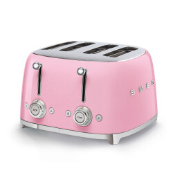 Smeg Ekmek Kızartma Makinesi 1x4 TSF03PKEU Pembe - 1