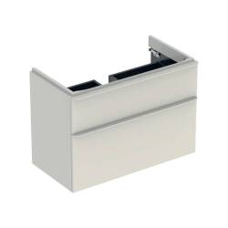 Geberit Smyle Square Çift Çekmeceli Kum Grisi Lavabo Dolabı 500.354.JL.1 - 1